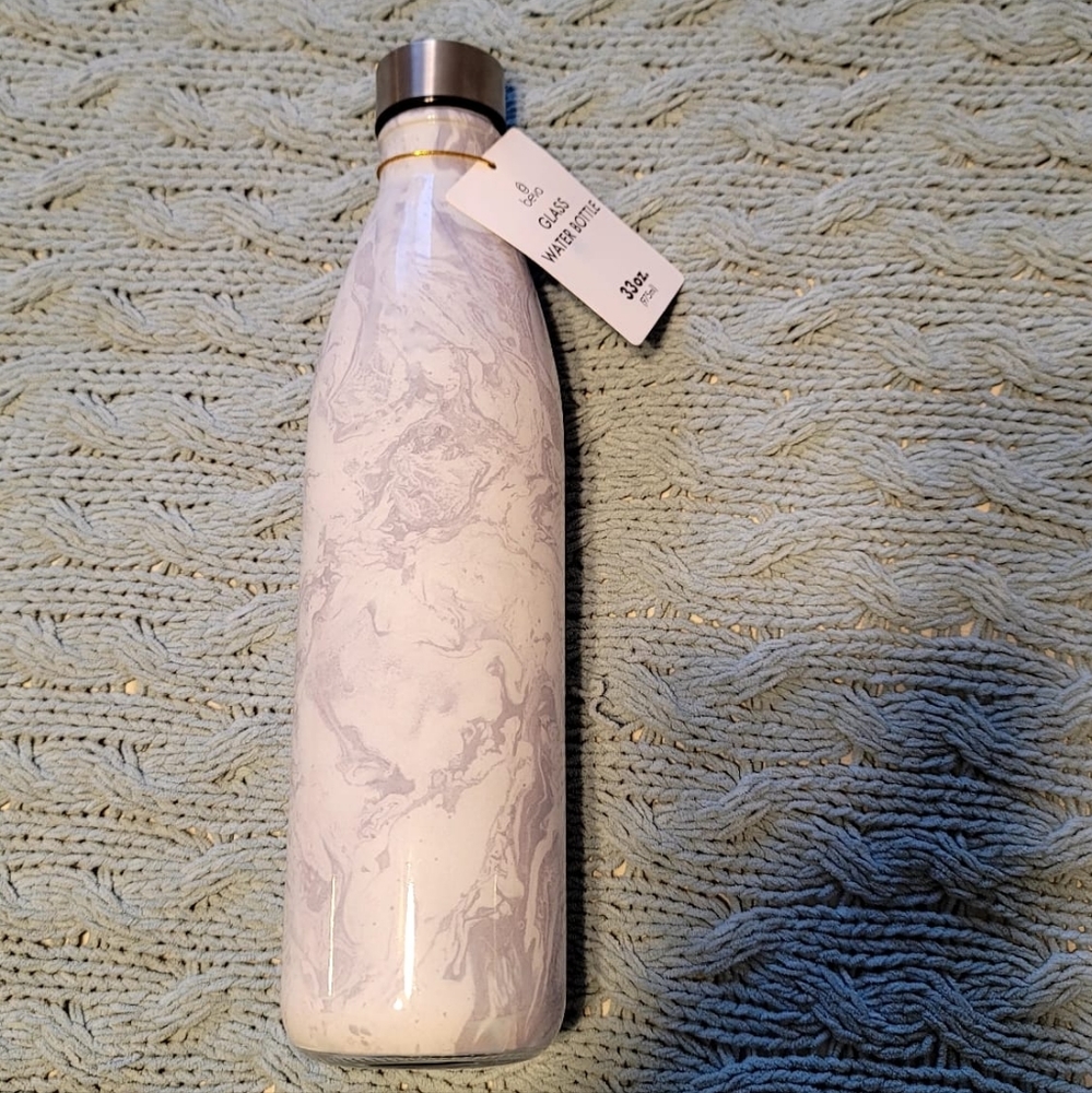 Glass Water Bottle